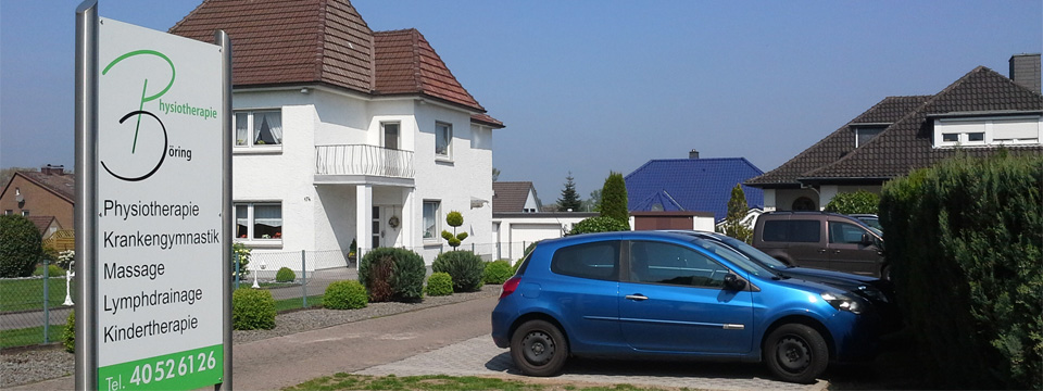 Doering Axel Praxiseinfahrt Physiotherapie Krankengymnastik Massage Lymphdrainage Kindertherapie in Minden / Dützen